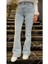 Yüksekbel Likralı Ispanyol Paça Jeans 3