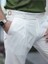 Erkek Slim Fit Old Money Pileli Duble Paça Pamuk-Elastan Kumaş Pantolon 1