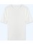 Kadın Modal Fitilli T-Shirt Ekru Renk 3
