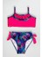 Yaprak Desenli Kız Çocuk Mayo Bikini Takım 1