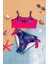Yaprak Desenli Kız Çocuk Mayo Bikini Takım 2