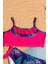Yaprak Desenli Kız Çocuk Mayo Bikini Takım 3
