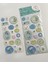 Çiçek Kabartmalı Mühür Çıkartma Sticker 1 Paket 1