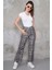 Leopar Desenli Boy Fit Kesik Paça Jean Leopar / 31 4