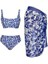 Pareolu Straplez Askılı Bikini Takım 1