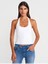 21052 Halter Yaka Top-Beyaz 1