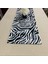 Zebra Desenli Runner, Yüksek Kaliteli Dijital Baskılı Runner, Dayanıklı, Modern Tasarım 40X145 cm 4