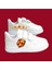 Kral Yıldızı Baskılı Beyaz Bantlı Çocuk Spor Ayakkabı Sneaker 1