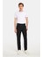 Erkek Regular Fit Rahat Kesim Kanvas Siyah Pantolon 4