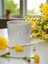 2'li Papatya Kabartma Desenli El Işi Doğal Seramik Mug Kupa Çay / Cappuccino Fincanı 4