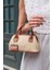 Taba Kadın Hasır Dokulu Mini El Çantası 4