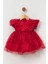 Kız Bebek Elbise Kız Çocuk Elbise Doğum Günü Parti Düğün Elbise Kısa Kollu Astarlı Elbise 1