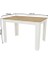 Darlen Yemek Masası 110 cm 2-4 Kişilik Yemek Masası Beyaz - Safir 4