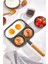 3 Bölmeli Çok Amaçlı Döküm Pankek Omlet Krep Kamp Tavası 38X19 cm 3