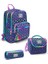 Ilköğretim Kız Çocuk Lacivert Renkli Puantiyeli Okul Çanta Seti 1