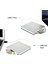 Harici DVD Burner Drive Tip-C Tip Optik Disk Sürücüsü Ince Yuva Cd/dvd +/- Rw Burner USB C Superdrive Mac/pencere Için (Yurt Dışından) 5
