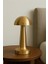 CT-8429 Lizbon Mantar Gold Dokunmatik Şarjlı Dimmerli Masa Lambası 2