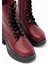 FZ-2550 Bordo Yüksek Tabanlı Bağcıklı Fermuarlı Günlük Kadın Bot 5