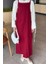 Gabardin Tesettür Jile Bordo 3