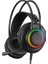 RM-K27 X-Jammer Rainbow Ledli Pc USB 3.5m Ps4-Xbox-Mobile Gaming Oyuncu Mikrofonlu Kulaklık 1