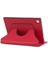 Lenovo Tab M8 Uyumlu Tygo Fest Dönebilen Standlı Kılıf-Kırmızı 1