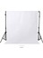 Seyyar Beyaz Fon Perde (Katlanabilir Kumaş) 3x3 Metre 1