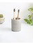Dekoratif Beton Silindir Kalemlik |çok Amaçlı Organizer Vazo Saksı Ofis ve Banyo Düzenleyici 8X10 cm 4