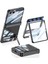 Galaxy Z Flip 7 Kılıf Kamera Korumalı Şeffaf Tasarımlı Zore LEGO Standlı Kapak - Gümüş 2