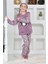 Yeni Sezon Sonbahar/kış Kız Çocuk Penguen Desenli Polar Pijama Takımı 4994 2