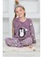 Yeni Sezon Sonbahar/kış Kız Çocuk Penguen Desenli Polar Pijama Takımı 4994 5