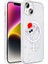 iPhone 15 Kılıf M-Safe Şarj Özellikli Şeffaf Zore Folk Sert Kapak - Sevimli Köpek 2