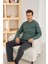 Pijamoni Erkek %100 Pamuk Penye Mevsimlik Uzun Kollu Pijama Takımı 6842 1