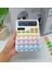 Pinterest Hesap Makinesi 12 Hazneli LCD Ekran Açılı Geniş Ekran,güneş Enerji ve Pilli Hesap Makinesi 1