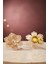 Yeni Trend Bronz Küçük Kristal Detaylı Düğme Kapağı Broş 1 Adet - Crystal Bloom 1