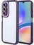 Galaxy A05S Kılıf Kamera Korumalı Renkli Kenar ve Çerçeve Tasarımlı Lckc Vitamin Kapak-Derin Mor 1