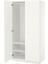 Pax Gardırop, Beyaz, 100X60X201 cm 1