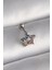 Bfs 316L Çelik Gümüş Renk Renkli Zirkon Taşlı Yıldız Model Tragus Piercing 1