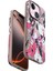 Bfs iPhone 15 Flower Series Magsafe Kapak - Pembe 1
