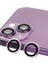 Bfs iPhone 14 Raze Metal Kamera Lens - Mor 1
