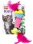 Kedi Otlu Tüylü Kedi Oyuncağı 7cm 1