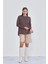 Basic Tunik Ön Kısa Arka Uzun Tunik - 902 Kahve 3