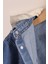 Kapüşonlu Kot Ceket Çocuk Denim mont 4