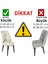Jakarlı Kumaş Ilmek Desen Oval Sandalye Kılıfı. Lastikli, Yıkanabilir, Esnek Sandalye Örtüsü 1 Adet 6