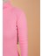Triko Elbise Pembe - 27752-PEMBE 4
