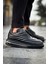Sollıevo Rx Şeffaf Taban Bağcıklı Erkek Sneaker Siyah 3