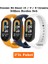 Xiaomi Mi Band 8 Mi Band 9 Mi Band 10 Uyumlu 3lü Paket Silikon Kordon Bileklik Metal Pimli 1