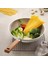 Ceramoni Seramik Tava 30 cm ve 28 cm Wok Tava Seti -Krem 2