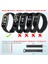 Xiaomi Mi Band 8 Mi Band 9 Mi Band 10 Uyumlu 3lü Paket Silikon Kordon Bileklik Metal Pimli 2