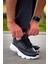 ZR-707 Yüksek Taban Bağcıklı Günlük Erkek Sneaker Siyah 4