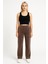 Kadın Kadife (Velour) Straight Fit Pantolon 1